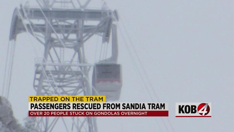 Multiple people rescued from Sandia Peak Tramway after being