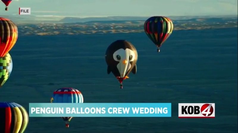 Crew members of penguin balloons set to marry Wednesday at Balloon Fiesta