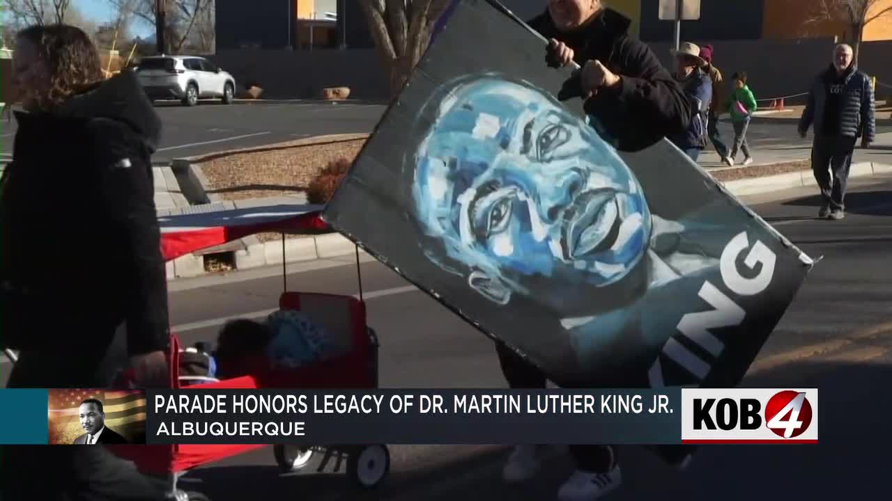 New Mexicans march to honor Martin Luther King Jr.