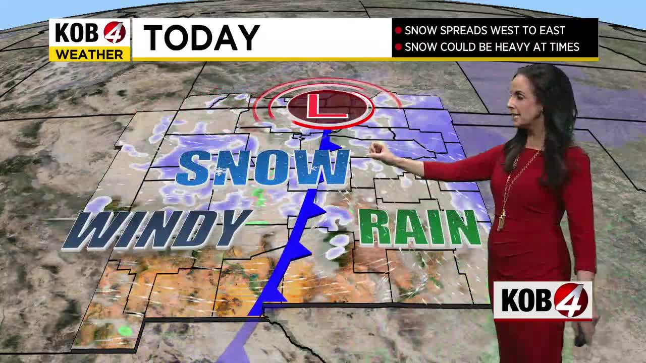 Winter storm to move across New Mexico on Thursday