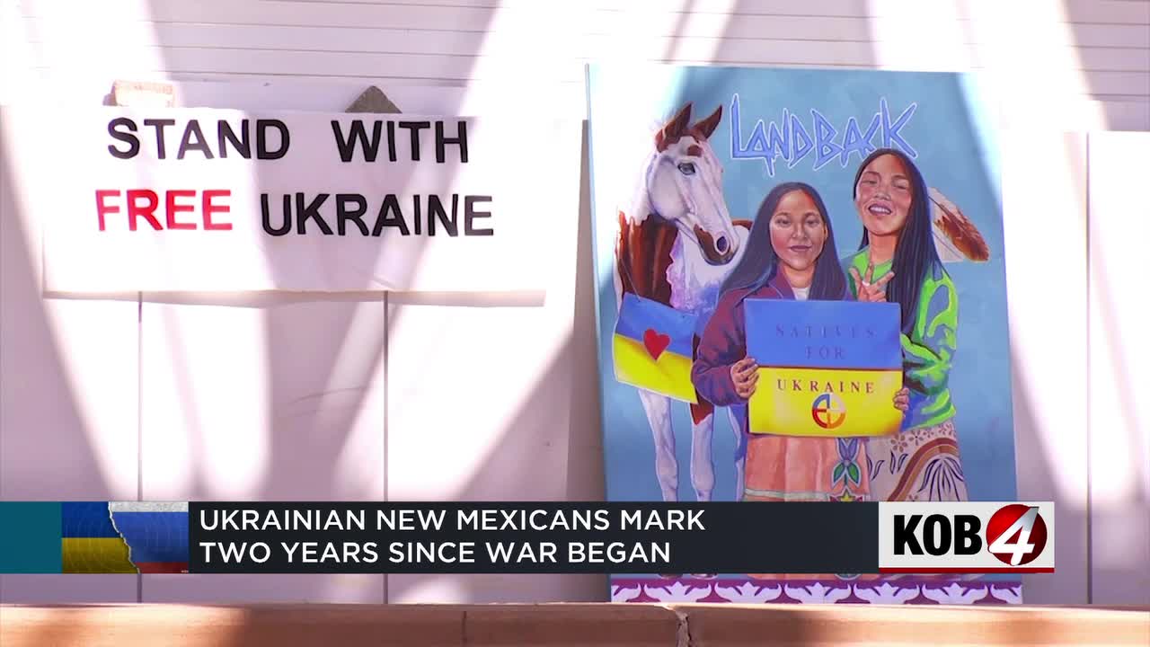 Ukrainian New Mexicans mark 2 years since war began