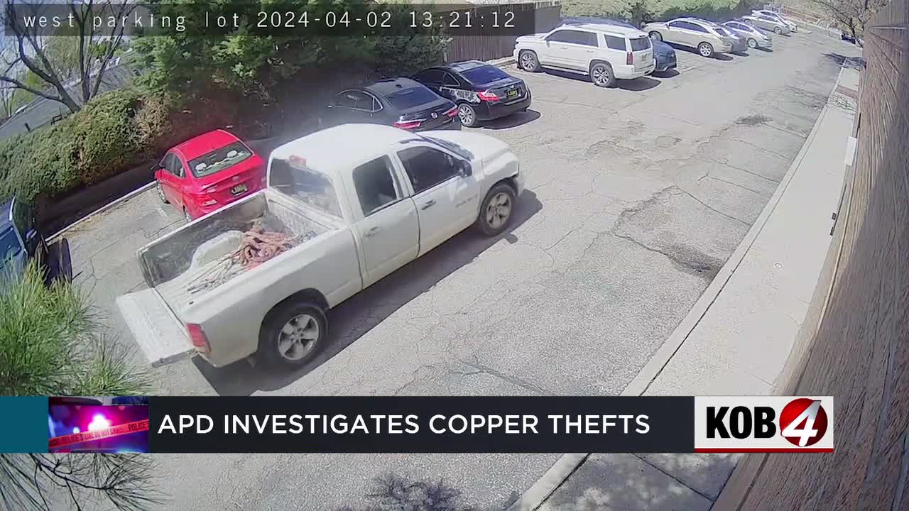Albuquerque police investigate copper thefts