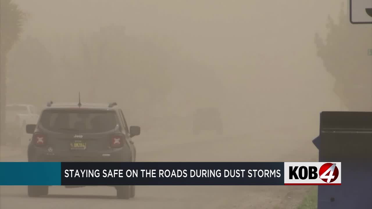 Tips for driving during dust storms in SE New Mexico