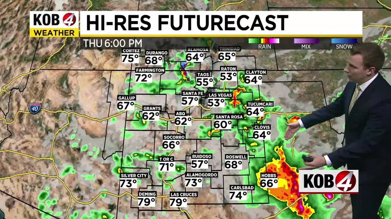 Brandon Richards: Showers and storms persist Thursday